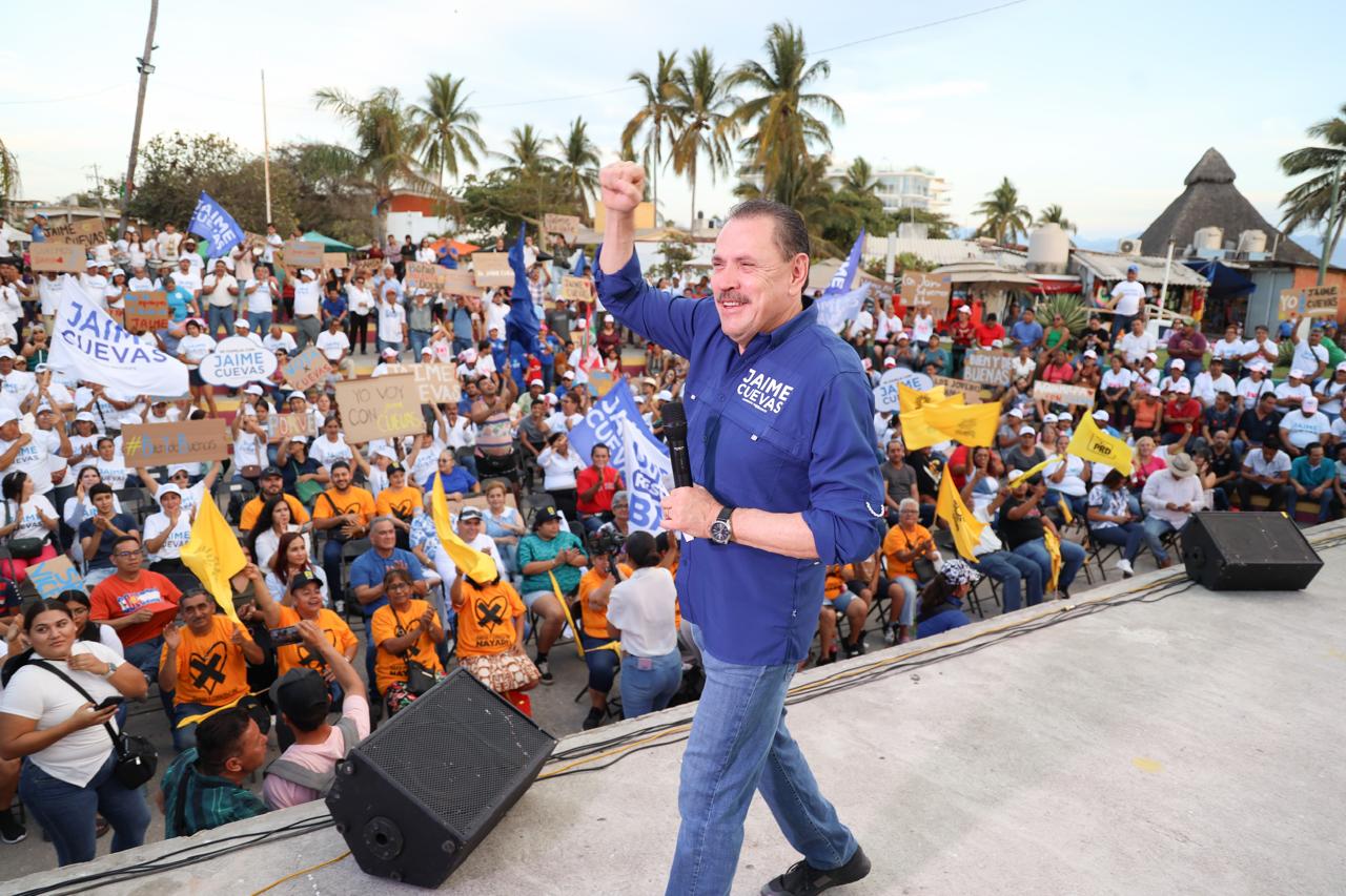 Arranque de Campaña en Bucerías “¡Unidos rescataremos a Bahía de Banderas!”: Jaime Cuevas