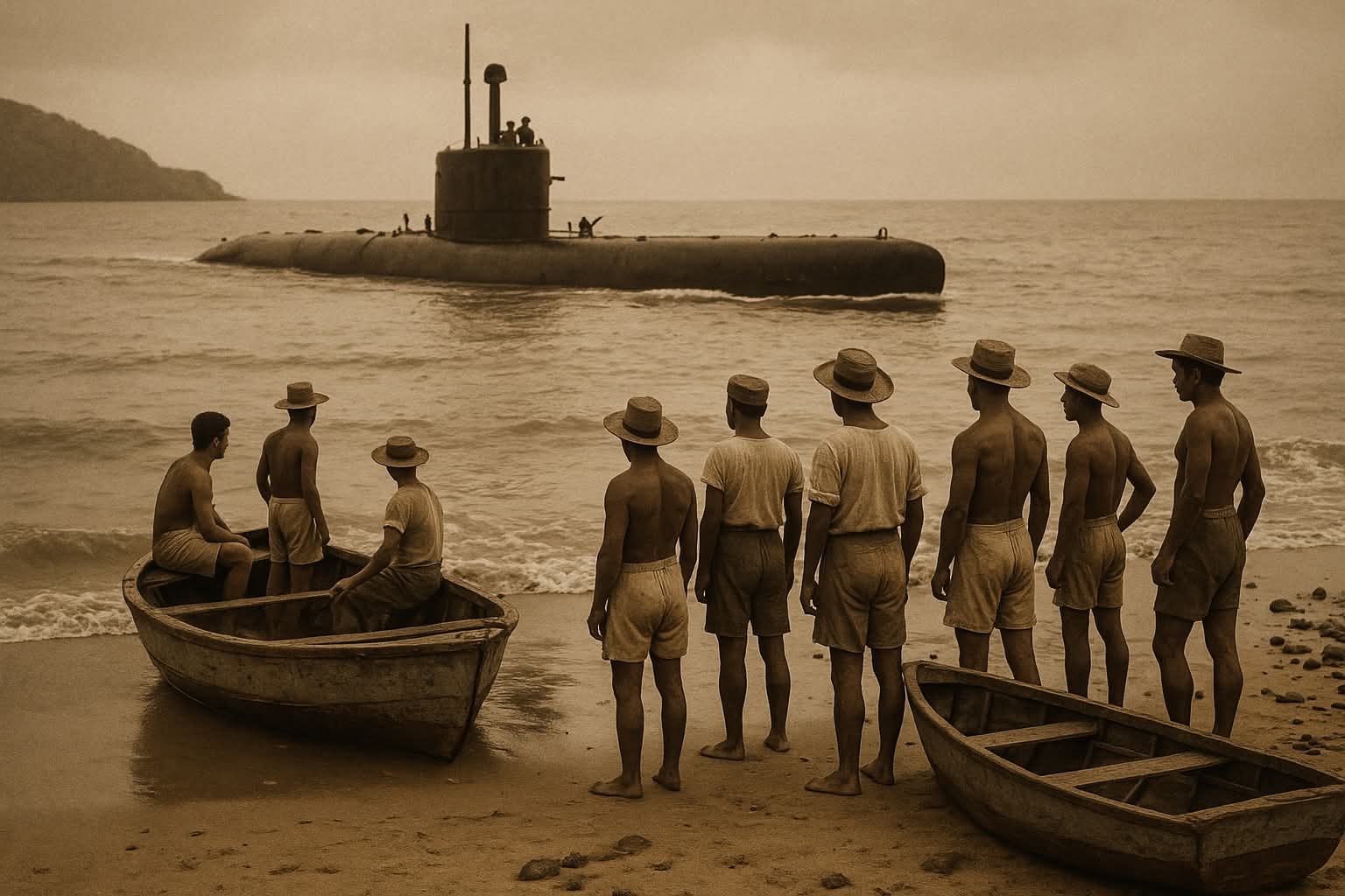 En 1898, un submarino llegó frente a las costas de Puerto Vallarta