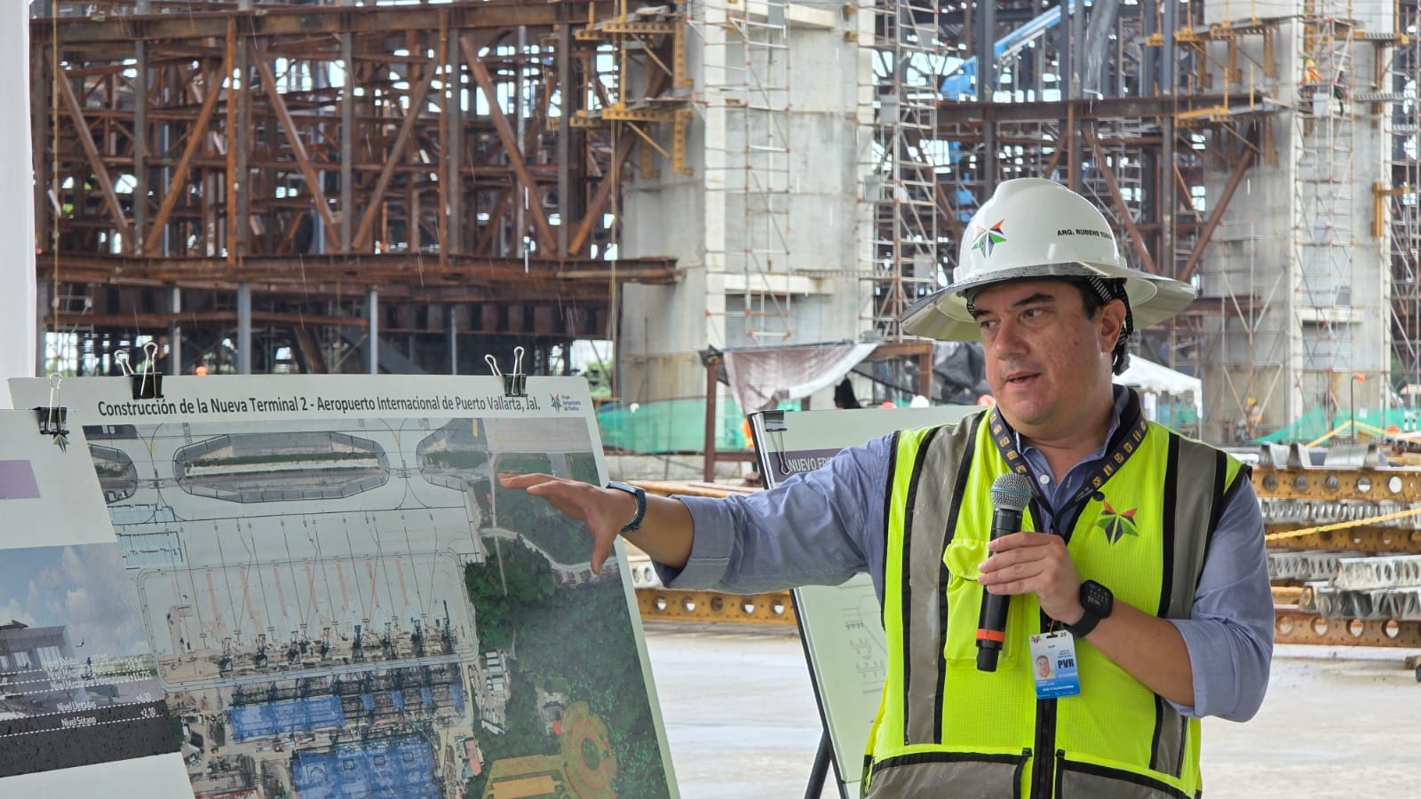 Avanza con tecnología y sustentabilidad la construcción de la segunda terminal aérea en Puerto Vallarta