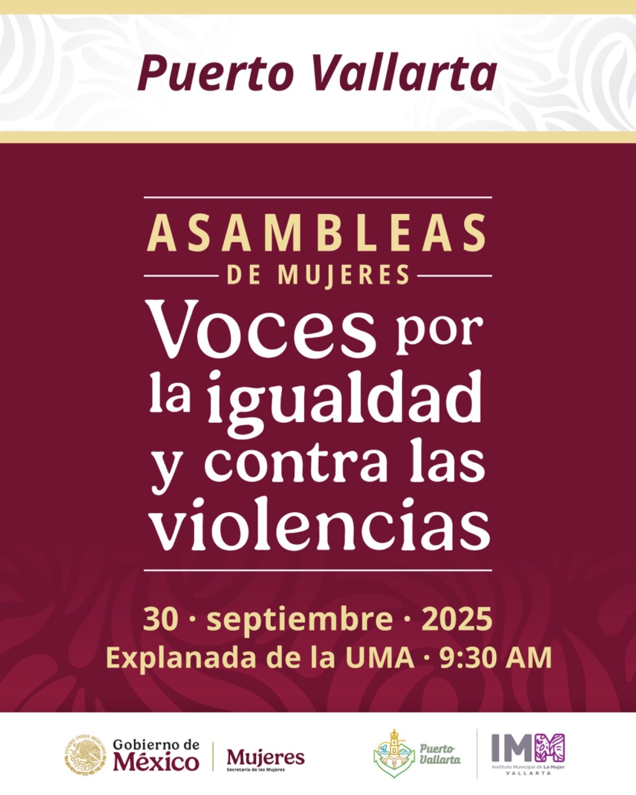 Puerto Vallarta será sede de la Asamblea “Voces por la Igualdad y contra las Violencias”