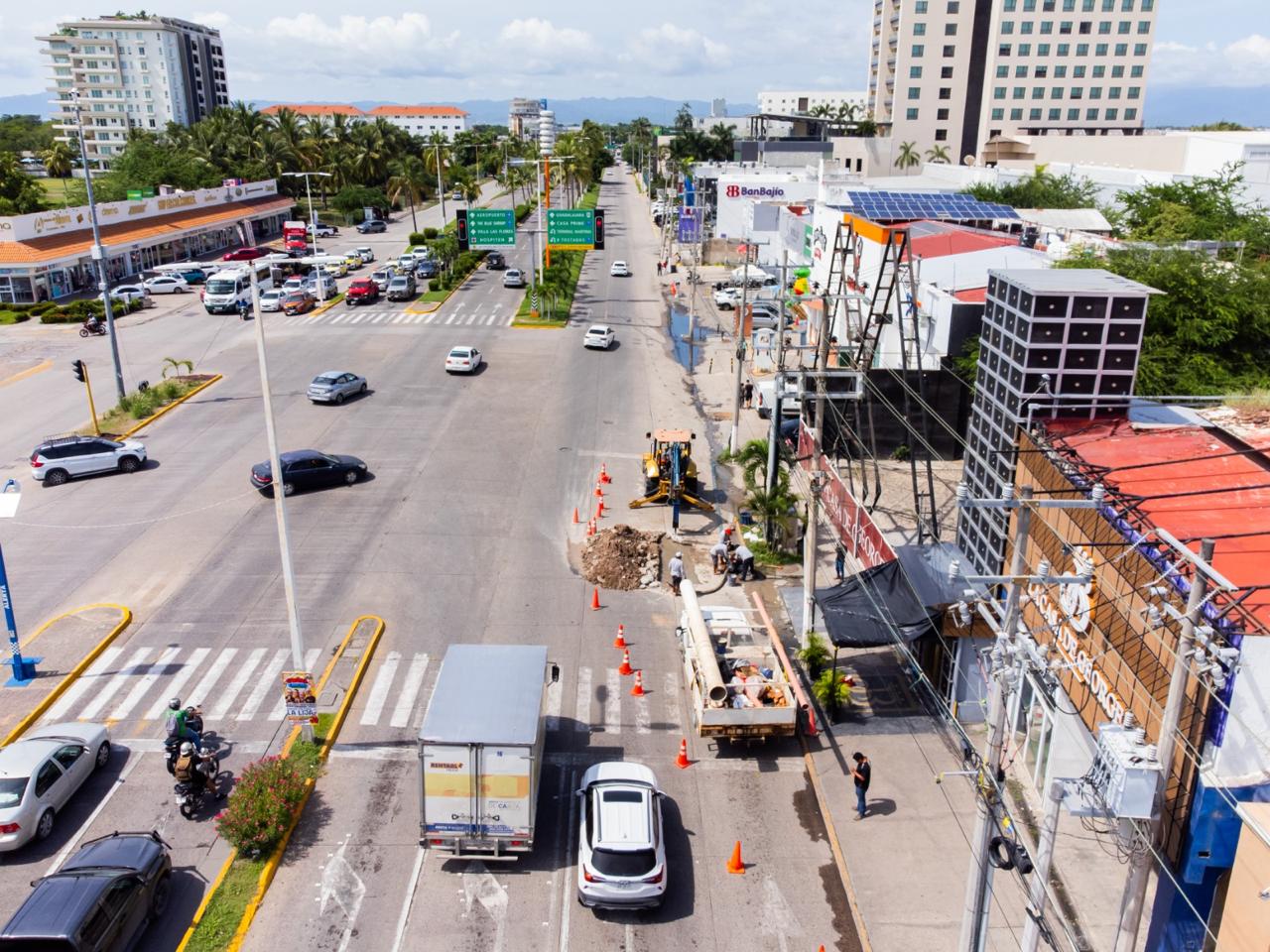 Avanzan trabajos de reparación en línea de bombeo del Cárcamo Marina Vallarta