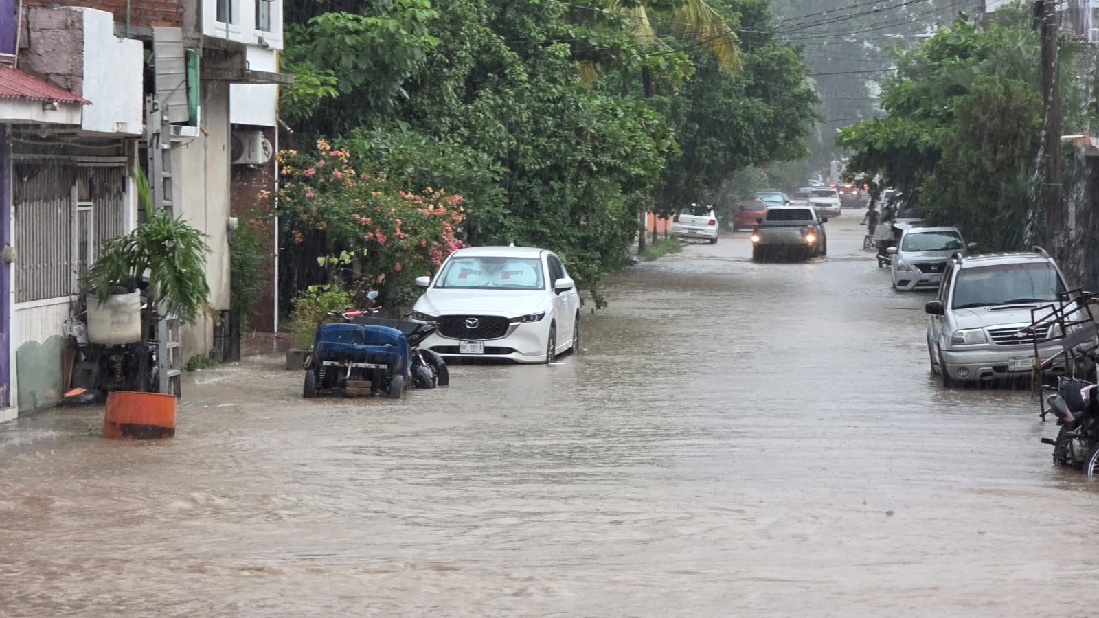En septiembre llovió menos en Vallarta que en 2024, pero con tormentas más intensas