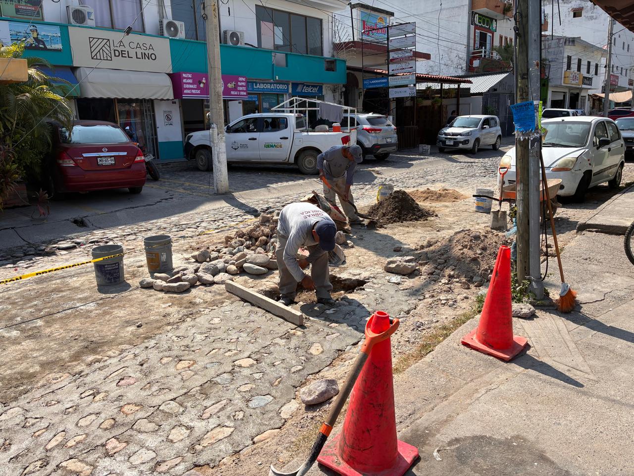 Gobierno del Bien realiza obras en diferentes zonas de la ciudad