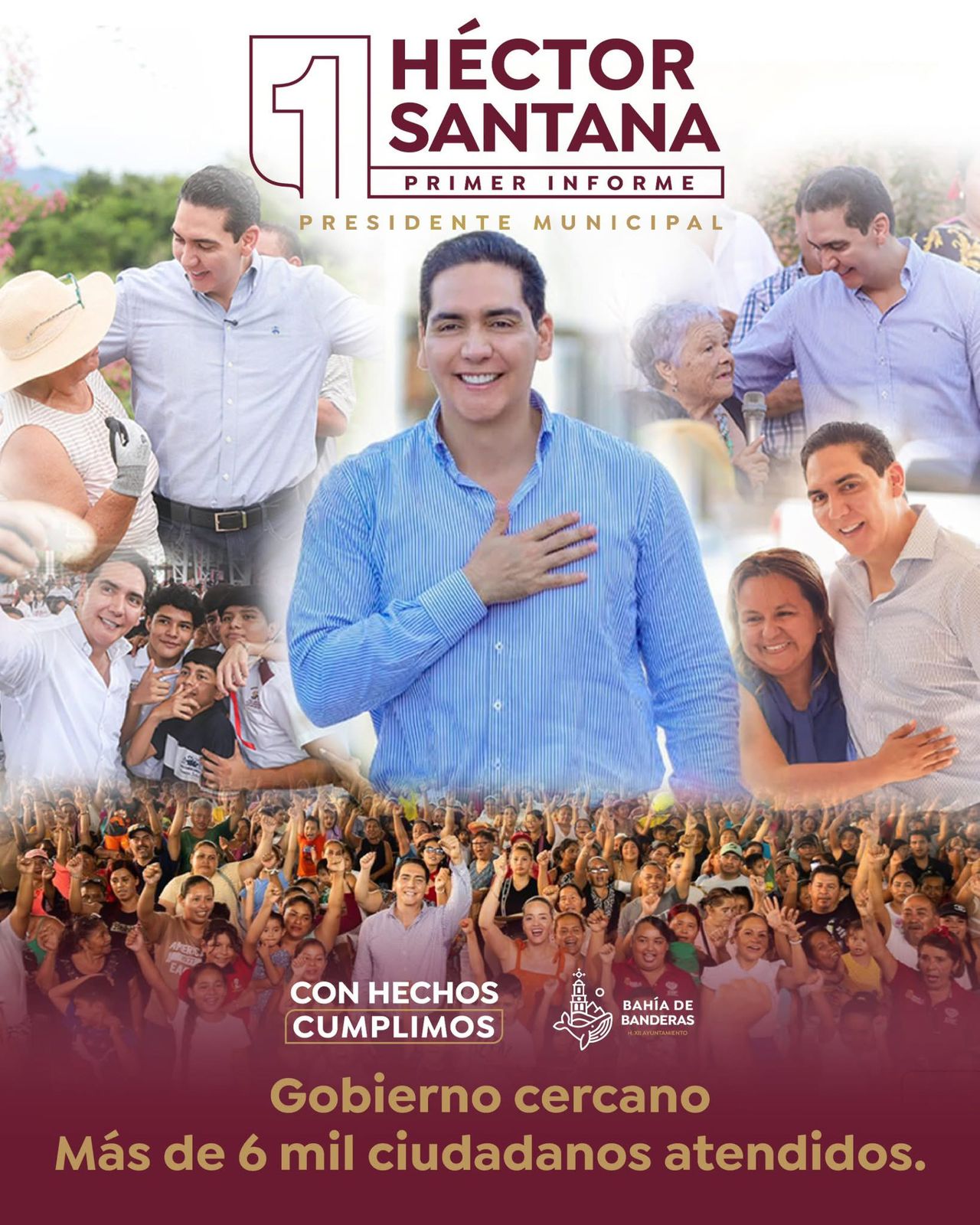 Héctor Santana reafirma un gobierno cercano: más de 6 mil ciudadanos atendidos durante el primer año