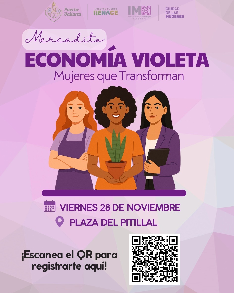 Mercado Economía Violeta: Mujeres que Transforman llegará a El Pitillal