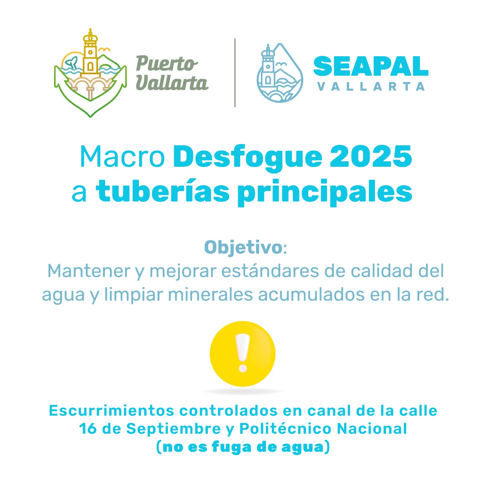 Realizará SEAPAL macro desfogue a tubería principales