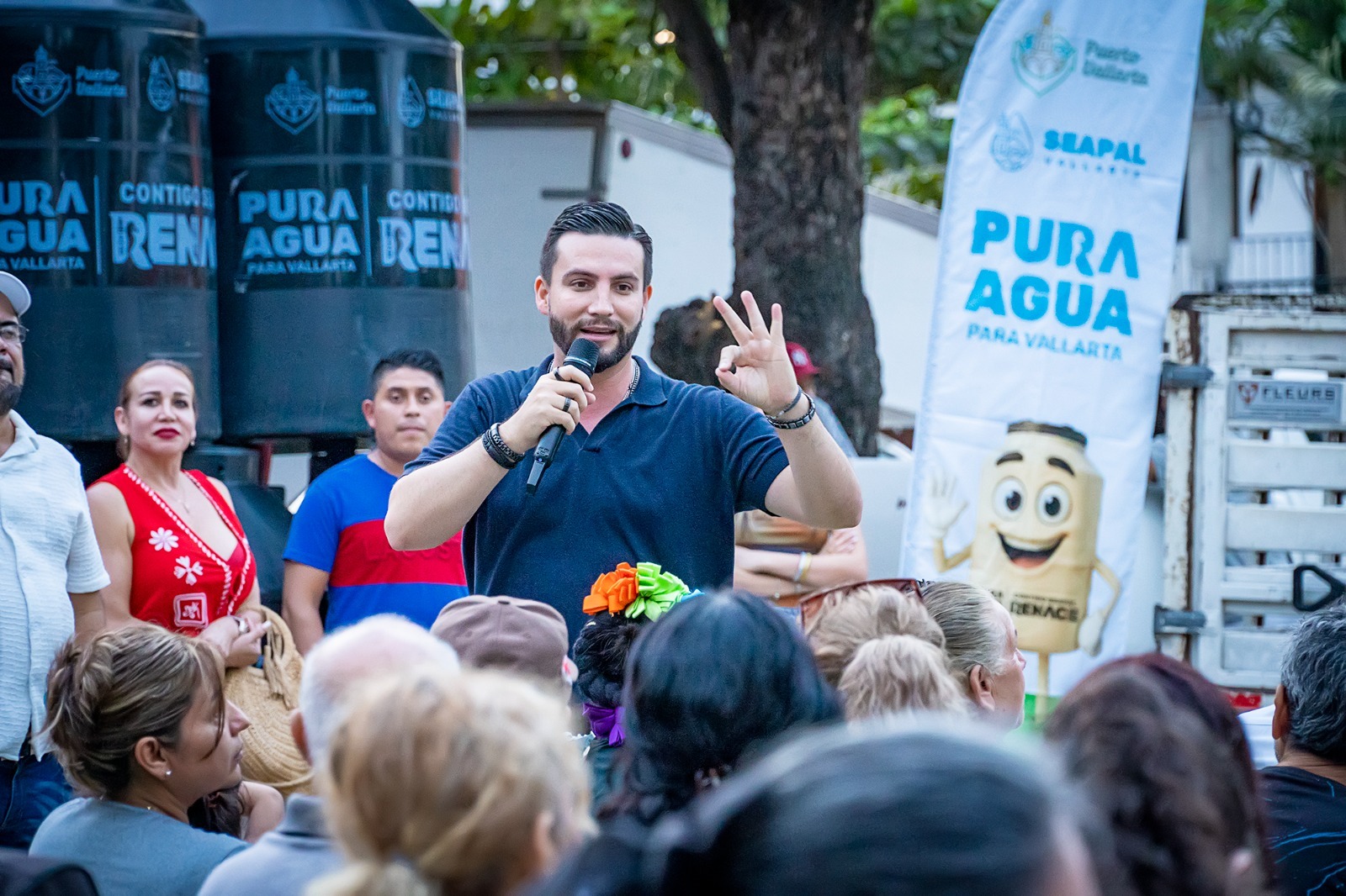 Los tinacos de SEAPAL llegan a la colonia Independencia en la quinta jornada del programa