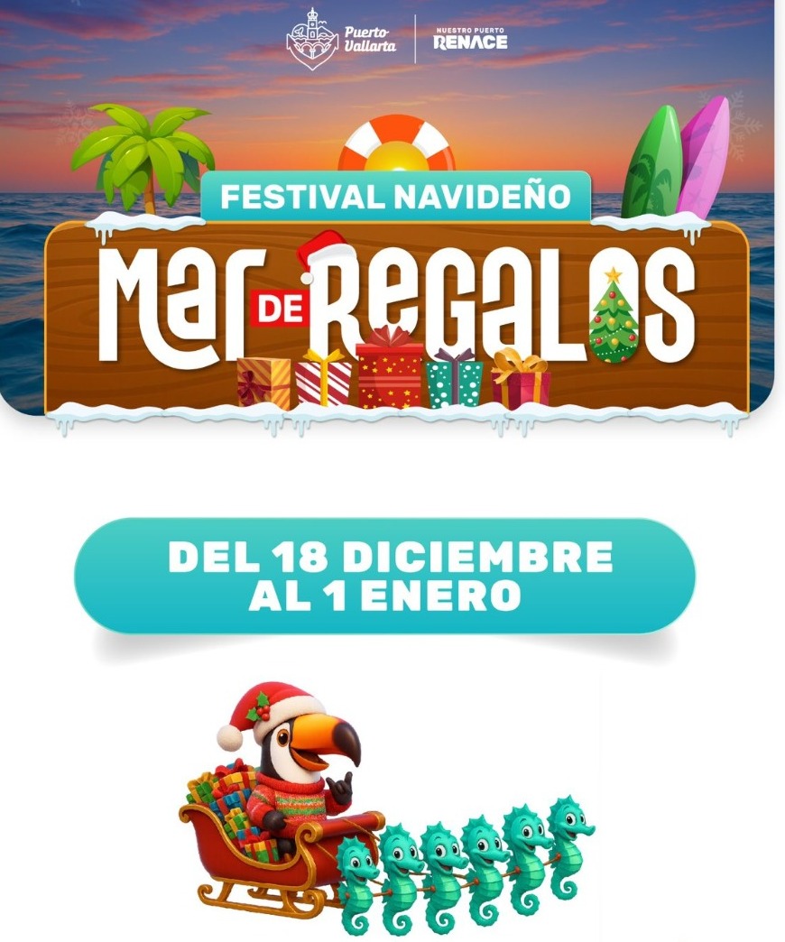 Gobierno de Munguía invita al Gran Festival Navideño "Mar de Regalos"