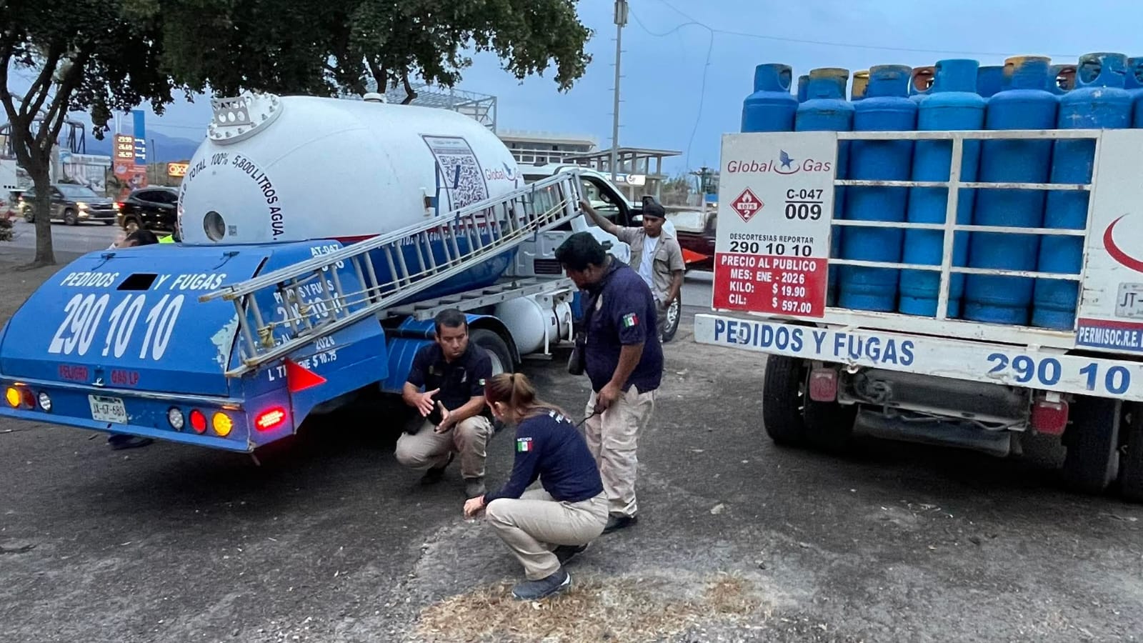 Héctor Santana refuerza control y vigilancia sobre gaseras del municipio